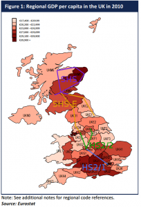 Regional GDP and high-speed rail.