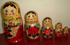 Matryoshka nesting dolls, by B Balaji on Flickr.